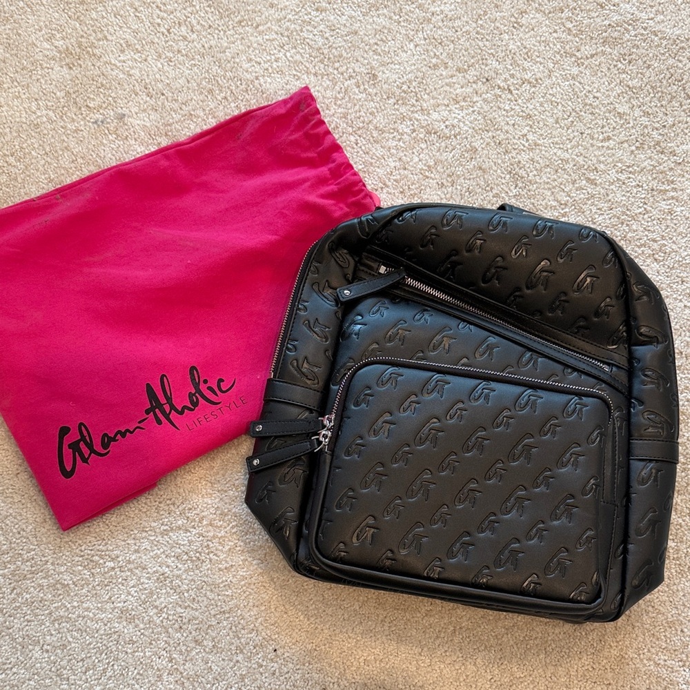 Glam Aholic Black Backpack